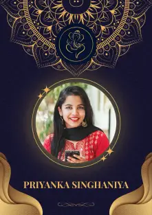 Simple black and white marriage bio data format for boys with 'Shri Ganeshay Namah' and a clean, traditional layout. Royal blue 2-page marriage bio data templates for girls with mandala and Sri Ganesha motifs, perfect for showcasing detailed matrimonial information. Simple and classy wheat-gold marriage bio data format for boys, ideal for a clean and traditional wedding bio data.