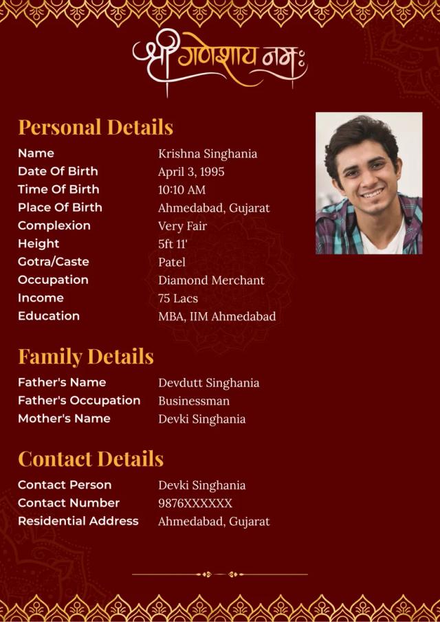 Best Template for Boys